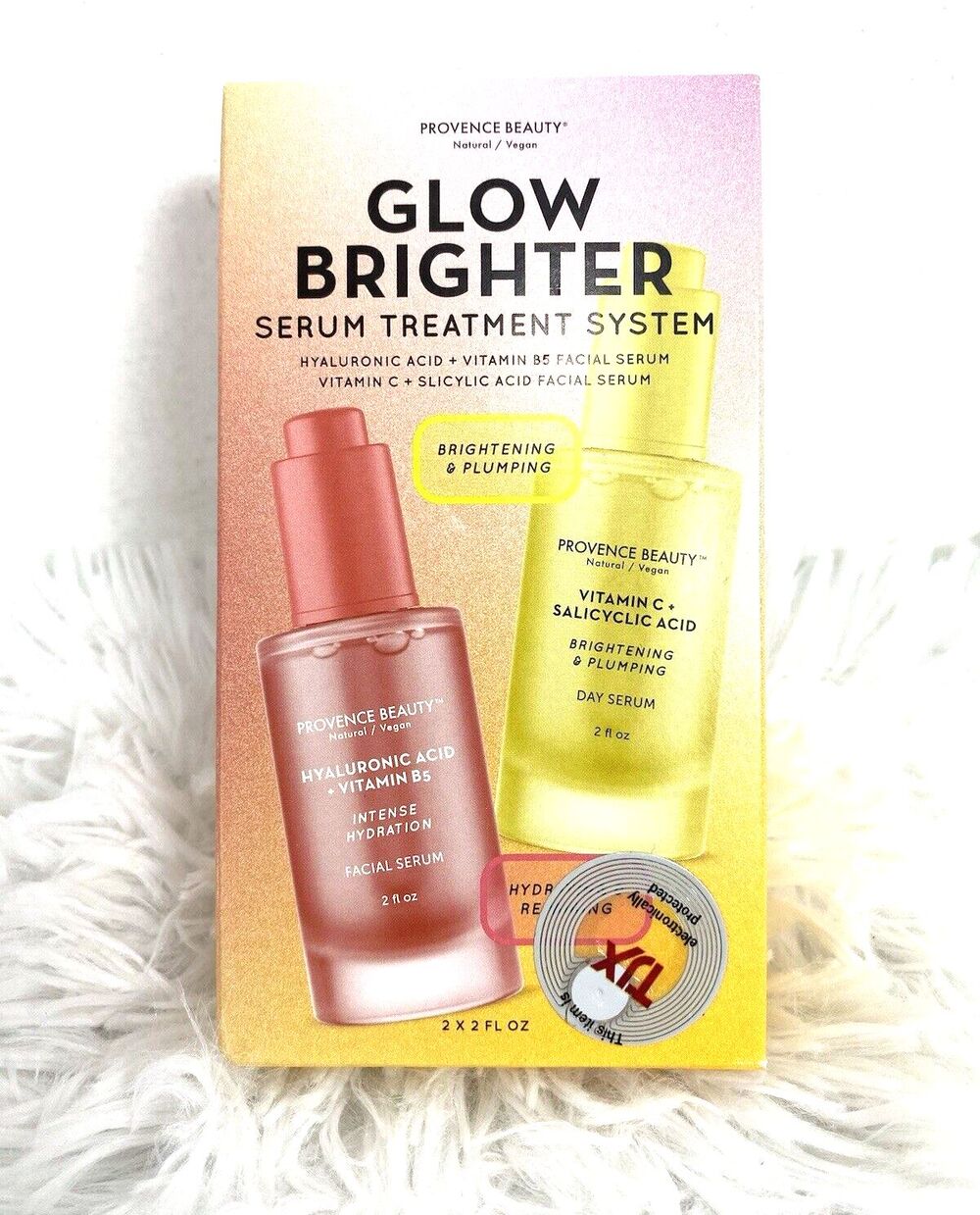 Provence Beauty Natural Vegan Glow Brighter Serum Treatment System Hyaluronic